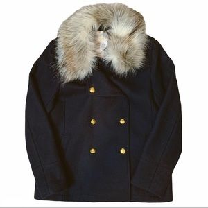 J Crew girls pea coat